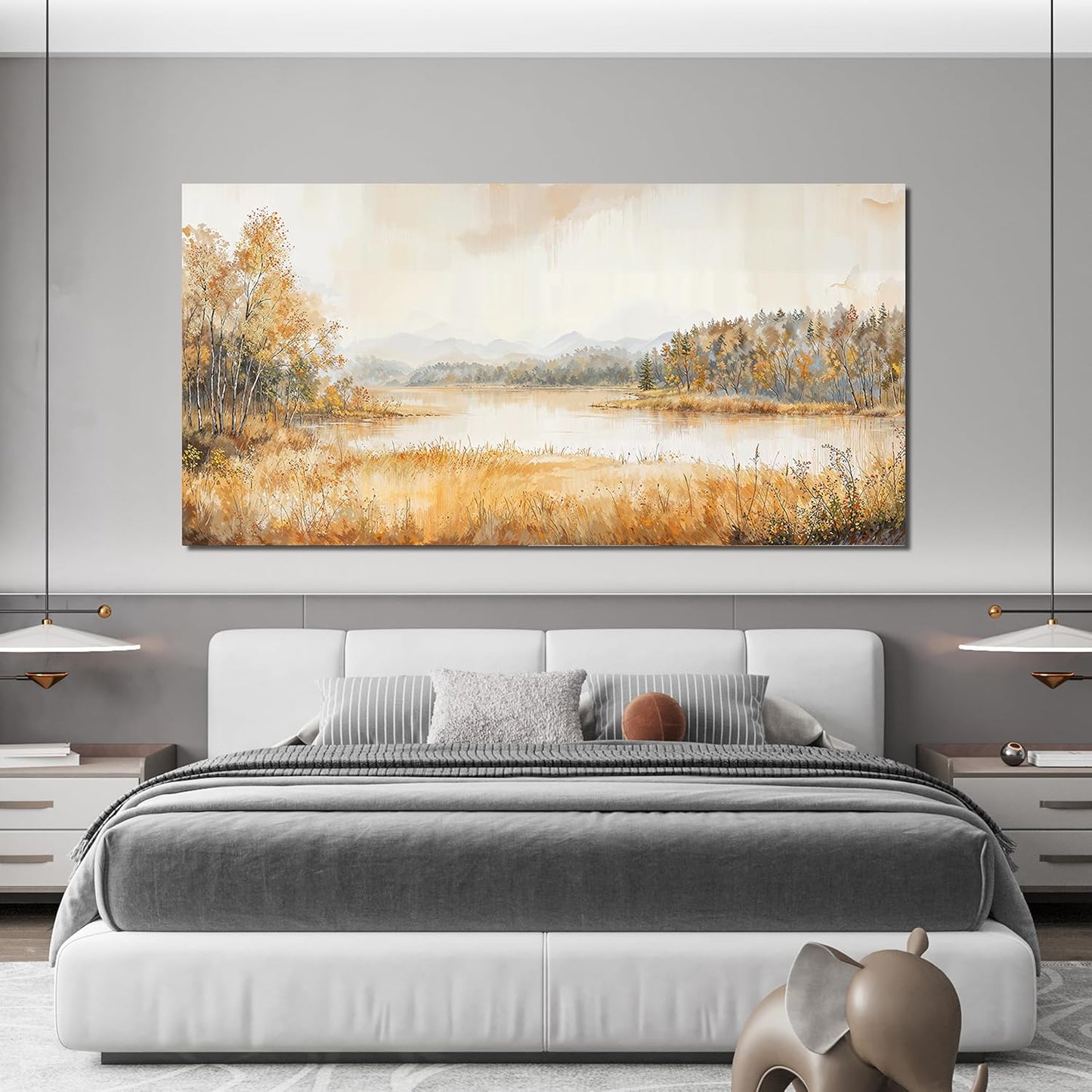 Canvas Wall Art Decor Large Wall Art Pictures for Living Room Art Work for Wall Decor Oversized Coastal Landscape Wall Art Decorations Prints Artwork for Walls Bedroom Home Wall Decor 29" X 58"