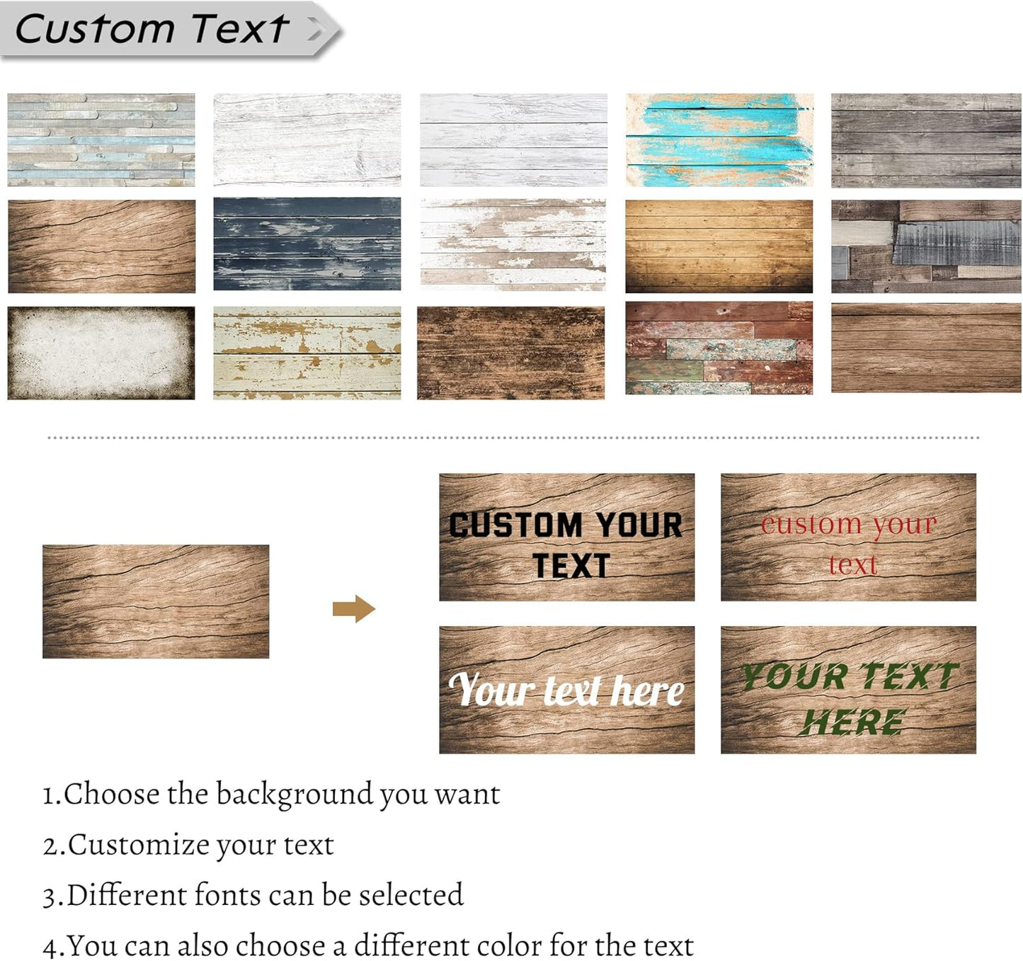 LZIMU Personalized Quotes Sign Wall Decor Custom Canvas Sign with Your Text Customized Gift for Rustic Kitchen Farmhouse Decor Framed (8"x32")