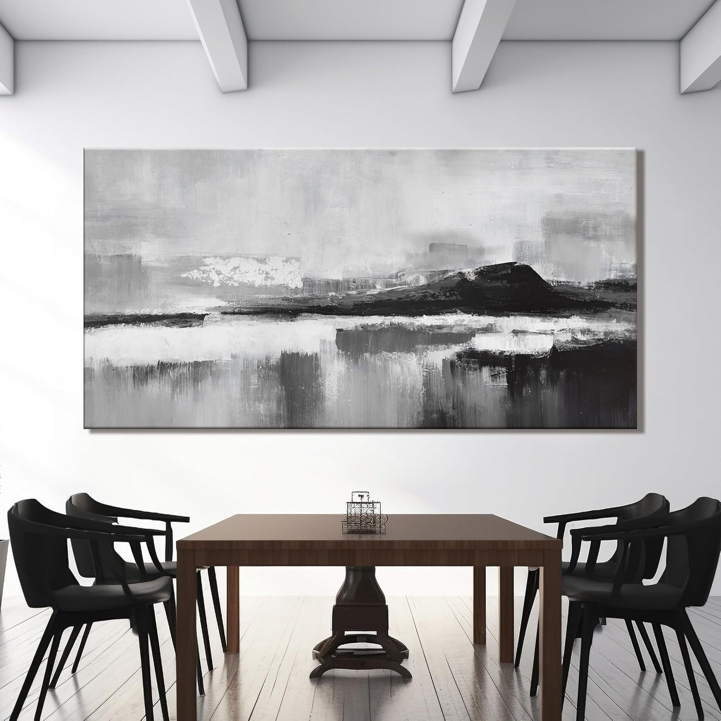 Abstract Wall Art Decor Large Home Decor Wall Art Prints Black and White Wall Decor Modern paintings Wall Decorations for Living Room Bedroom Kitchen Office 30"×60"