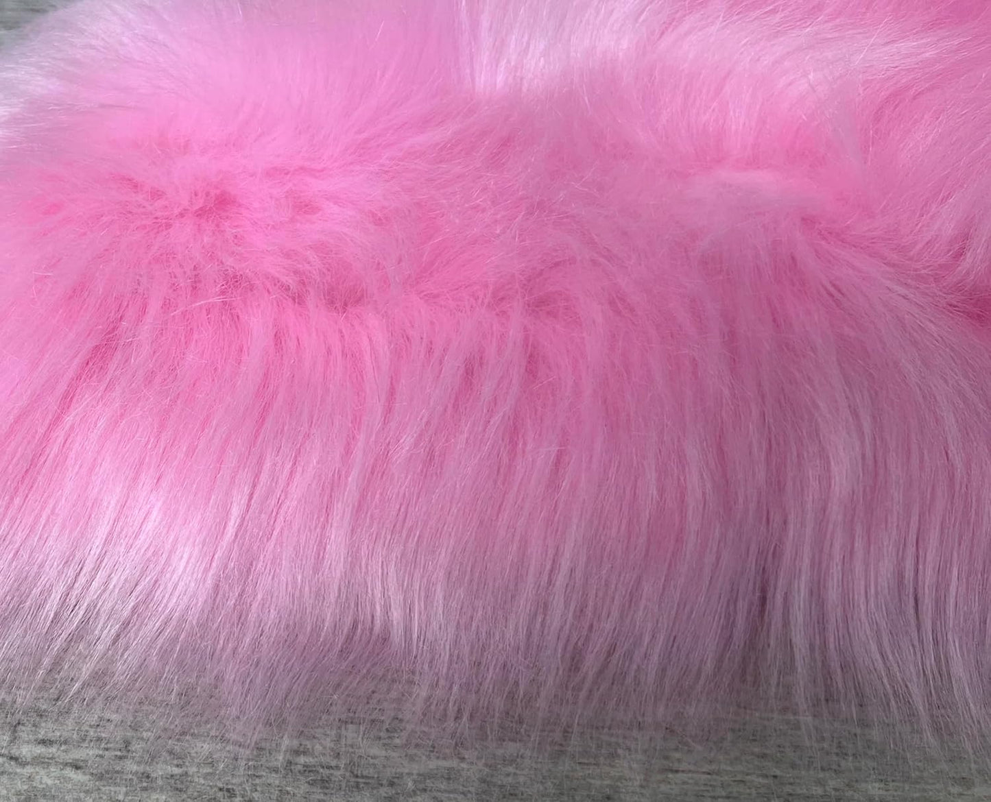 LAMBZY Faux Sheepskin Super Soft Hypoallergenic Free Shape Silky Shag Rug, Luxury Shaggy Plush Carpet for Bedrooms Living Kids Room Sofa Rugs (Pink, Double 2'x6')