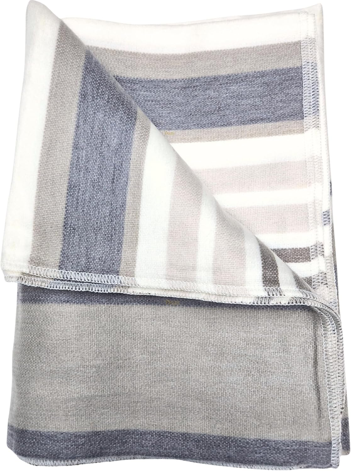 Alpaca Wool Throw Blanket | Super Soft, Lightweight, Breathable and Hypoallergenic | Non-Itchy or Scratchy (Gray White Varicolored, Queen (U.S. Standard))