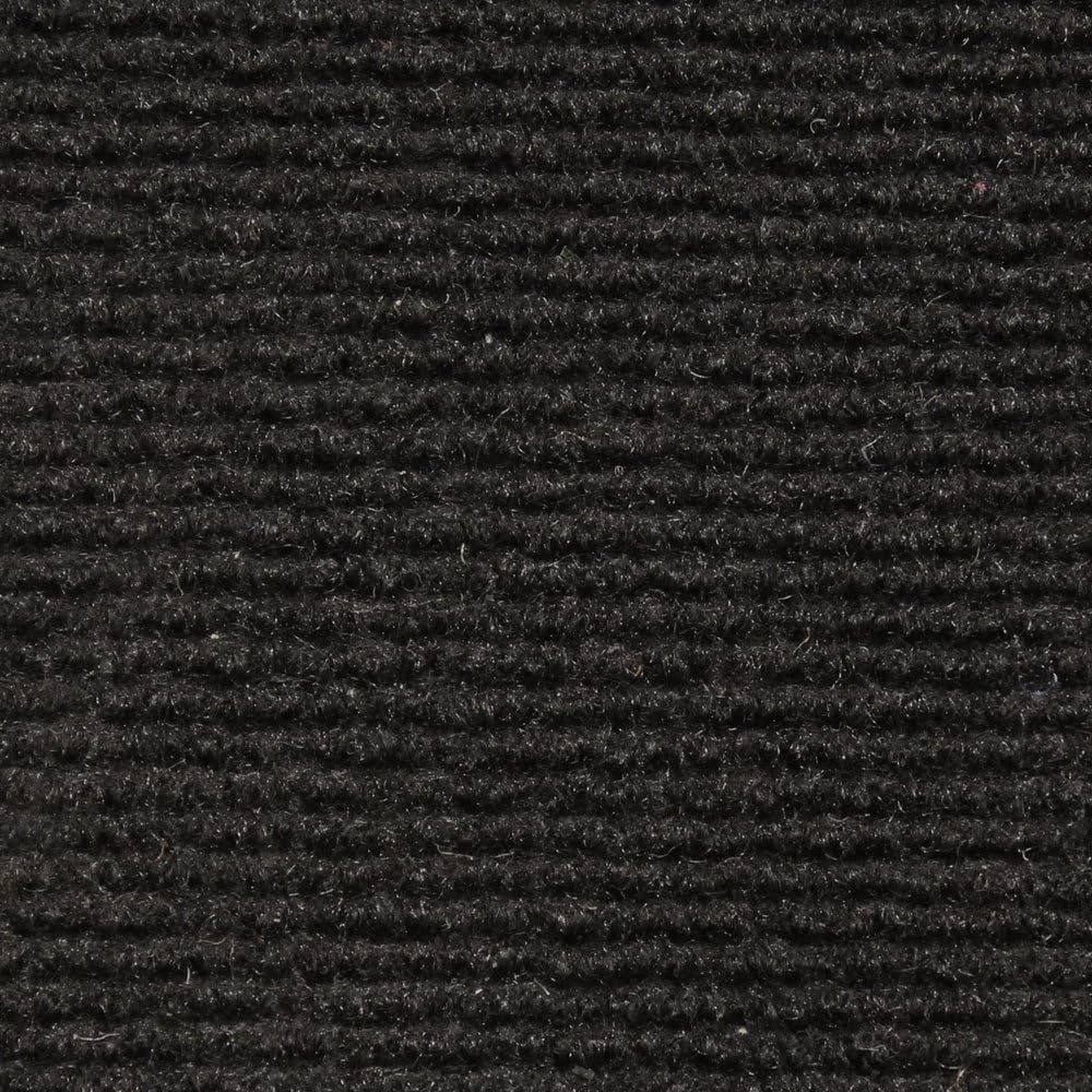 House, Home and More Indoor Outdoor Carpet with Rubber Marine Backing - Black - 6 Feet x 45 Feet - Durable, UV-Resistant - Adds Color and Comfort to Your Deck, Patio or Other Outdoor Rug Space.