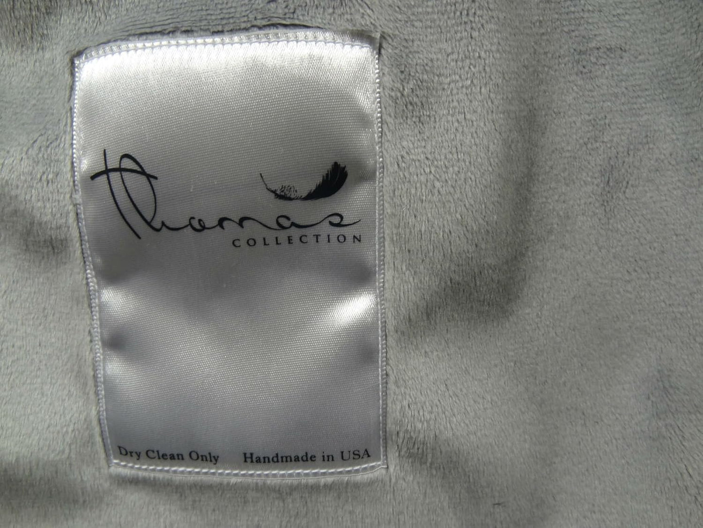 White Fox Faux Fur Throw & Bedspread - True White Gray Throw - Soft Luxury Blanket, Handmade in US