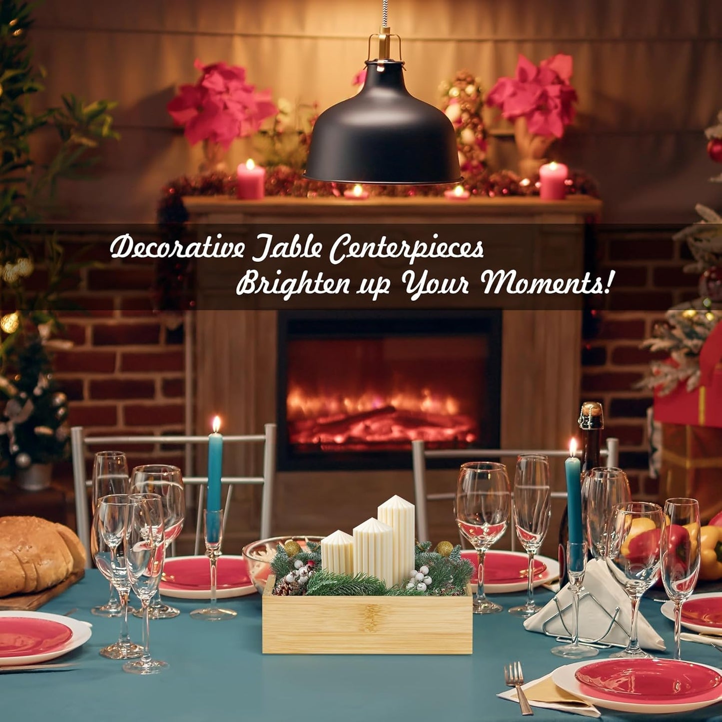 Kitchen Drawer Organizer Bins, Stackable Bamboo Drawer Organizer for Silverware, Flatware, Deep Office Desk Drawer Organizer Tray, Desktop Pen, Office Organization 9" x 6" x 2.5" (Set of 2)