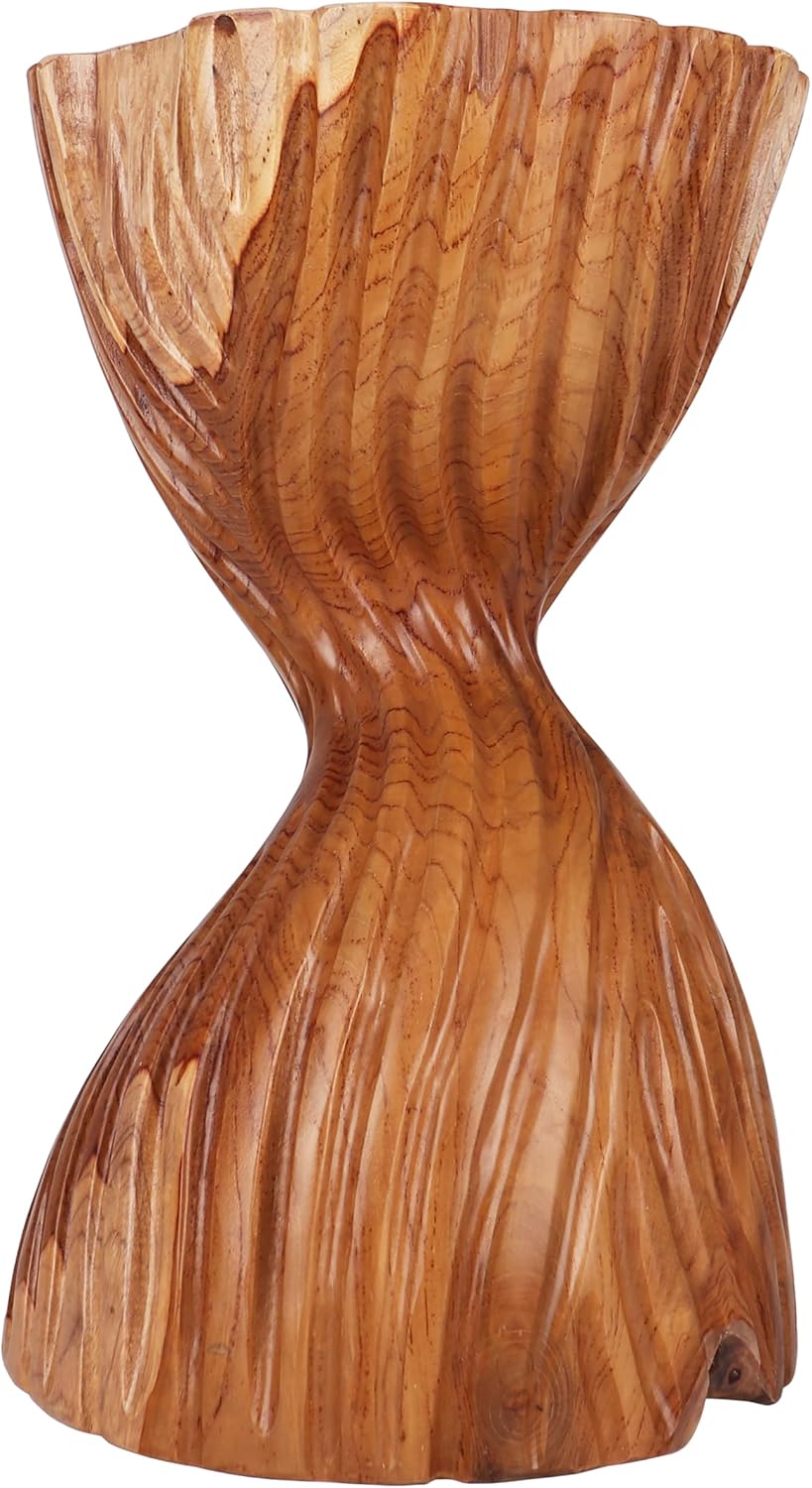 Rutledge & King Savannah Wood End Table - Small Round Side Table - Nightstand/Small Accent Table - Round End Tables Living Room