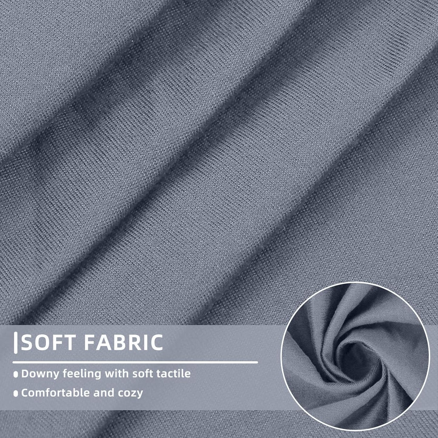 hyha Waterproof Couch Cushion Covers, Sectional Sofa Slipcovers Washable, L Shape Chaise Dog Couch Covers for Sectional Sofa, Universal Furniture Protector (1 Piece for Chaise XL, Grey)