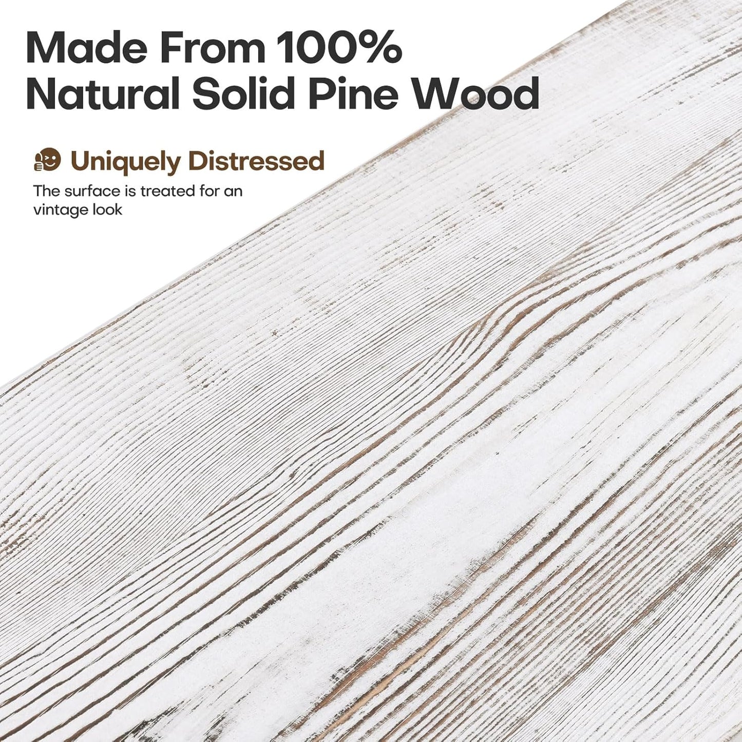 BECHAEO 35.8'' Wood Coat Rack Wall Mount with Shelf, White Wall Coat Rack with Hooks, Farmhouse Rustic Coat Hooks for Entryway Bathroom Hallway Kitchen Bedroom