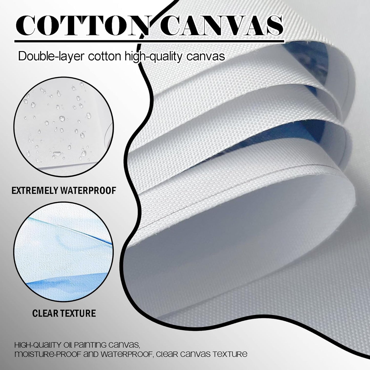 JEAWA Large Framed Wall Art, Modern Graffiti Street Art Funny Wolf with Headphones Pictures Canvas Painting for Living Room Bedroom Office Kitchen Home Inspirational Decor Gifts for Men 29x58