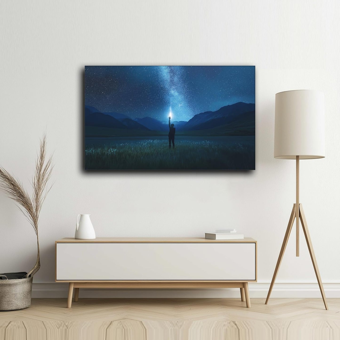 Framed Custom Canvas Wall Custom Pictures to Canvas Framed Photo Prints Wall Art Picture Canvas Customized Personalized Pictures for Couples Pet Family Kids 24x16in