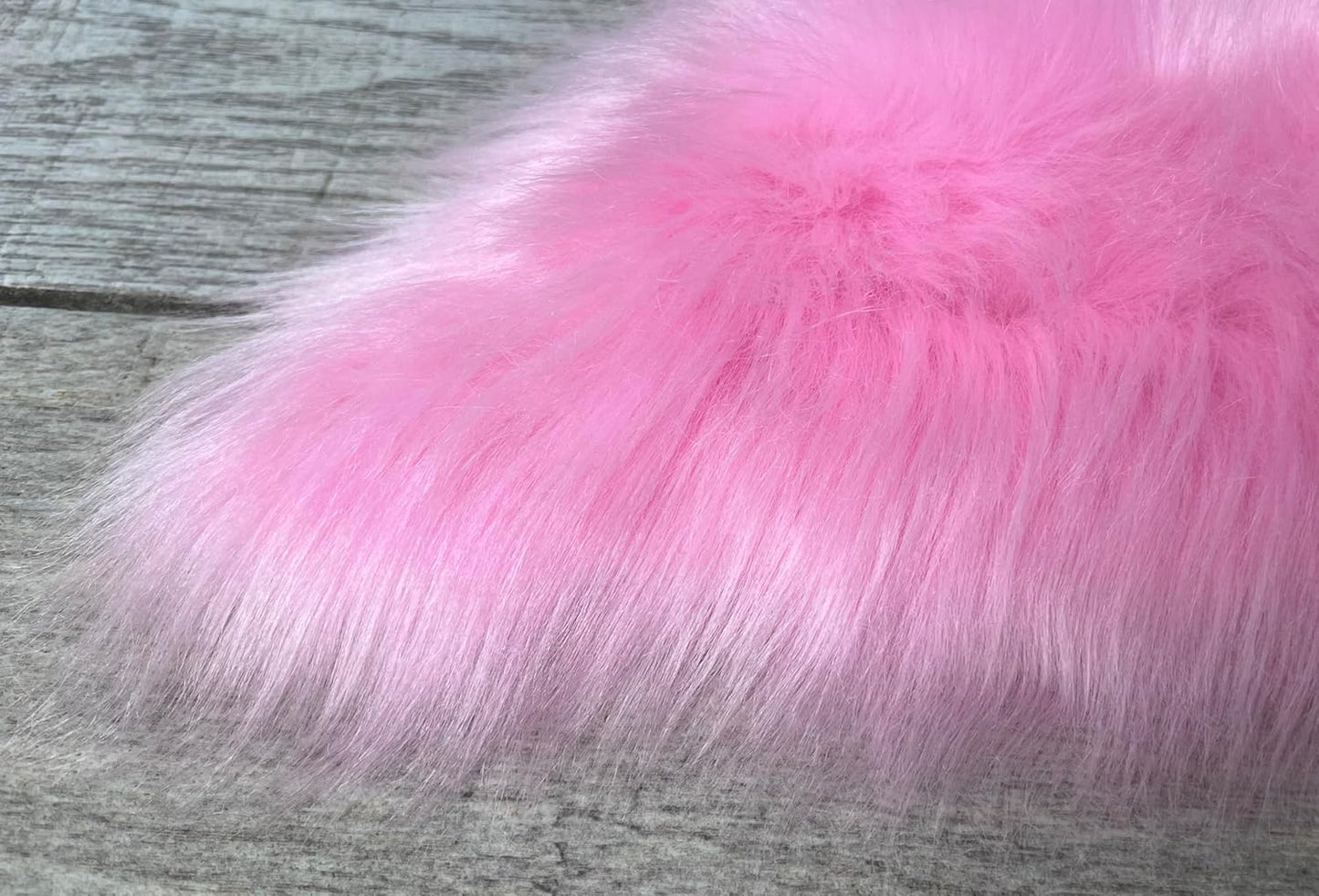 LAMBZY Faux Sheepskin Super Soft Hypoallergenic Free Shape Silky Shag Rug, Luxury Shaggy Plush Carpet for Bedrooms Living Kids Room Sofa Rugs (Pink, Duo Decto 12 Pelts 6'x12')