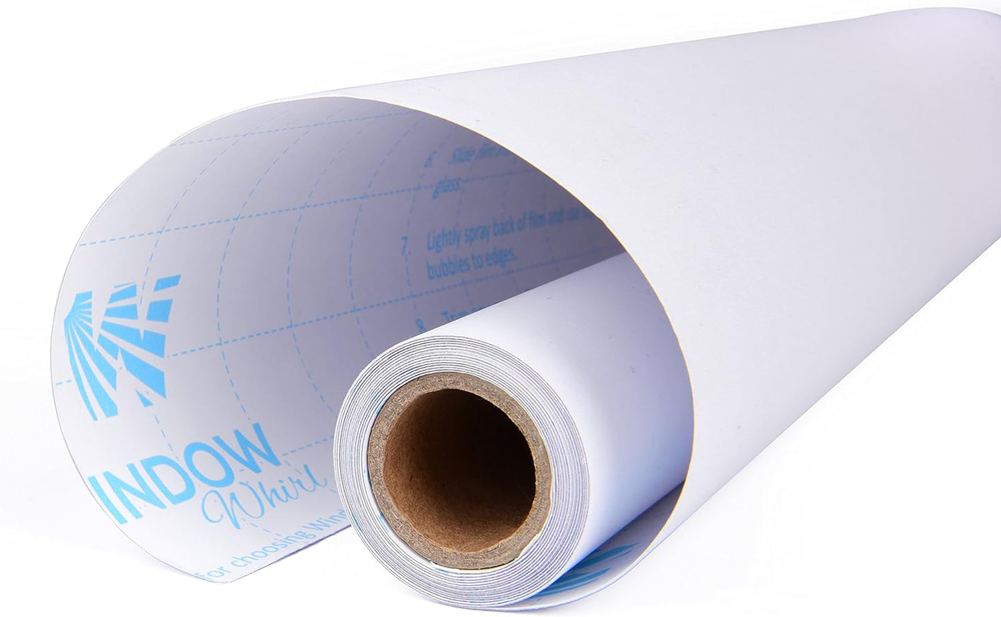 Privacy Window Film: Translucent Static Cling Treatment for Home Security and Decorative Frosted Glass Effect - No Residue, Heat Control, UV Prevention, Easy Removal (Winter Frost, 17.5 x 80 inches)