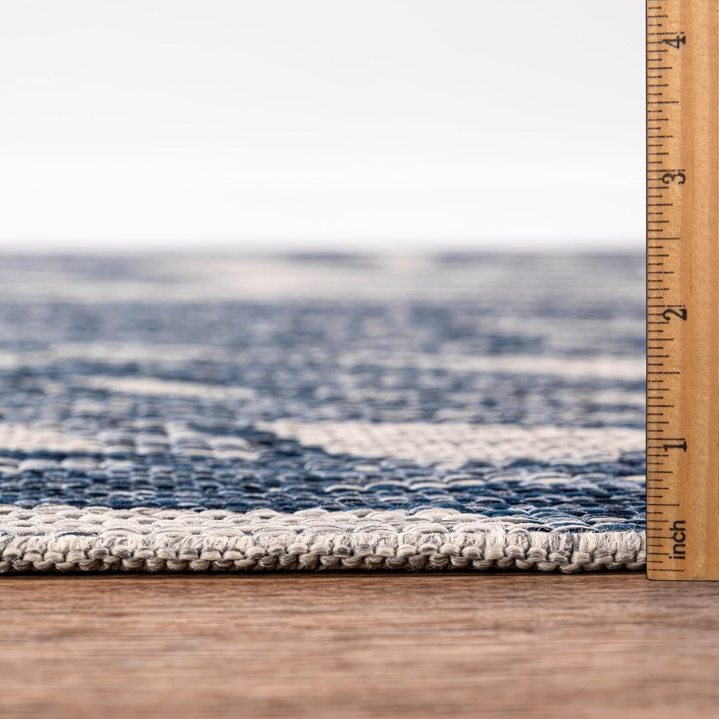 Keen Home Design Terrace Outdoor Area Rug - 6x9 Washable Indoor/Outdoor Rug for Patio, Kitchen, Balcony, Beach, Garden, Deck and Porch, Size: 6'x8'10"