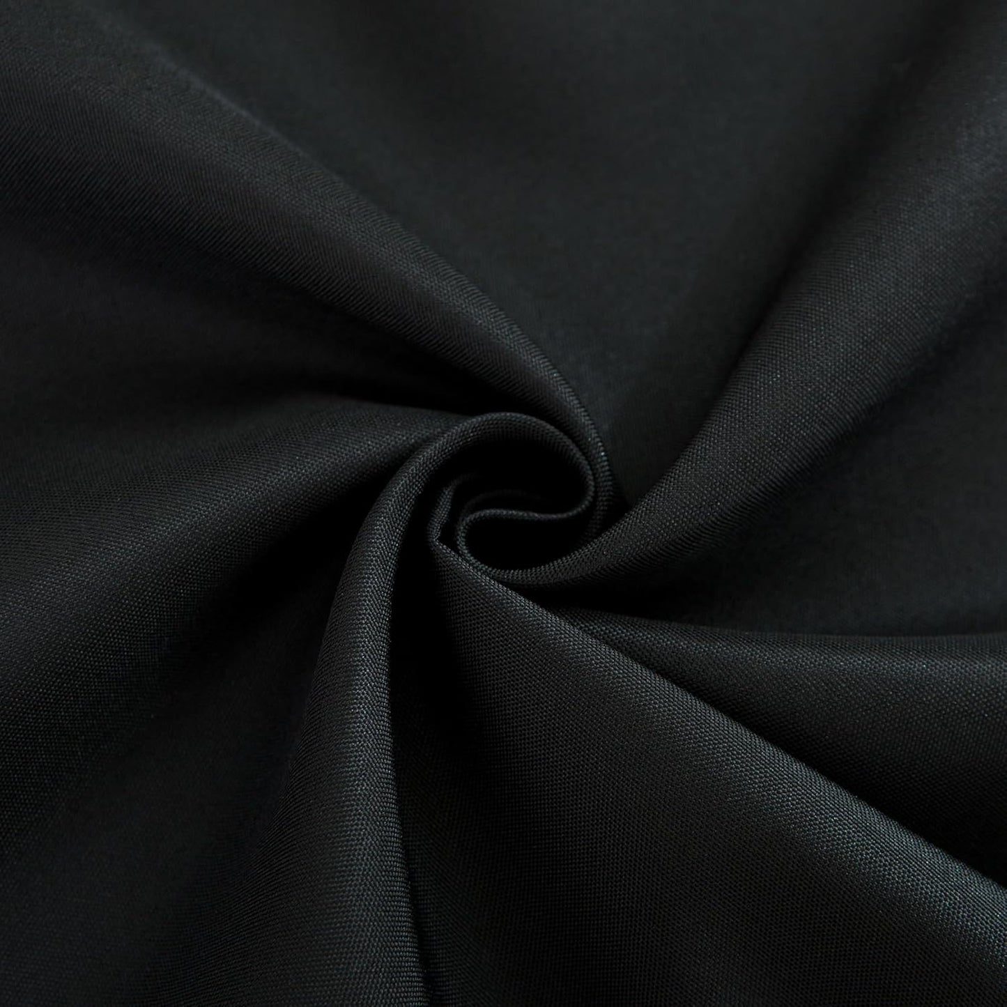 sancua 2 Pack Small Square Tablecloth 24 x 24 Inch Black, Stain and Wrinkle Resistant Washable Polyester Table Cloth Decorative Solid Fabric Table Cover for Nightstand End Bedside Tables