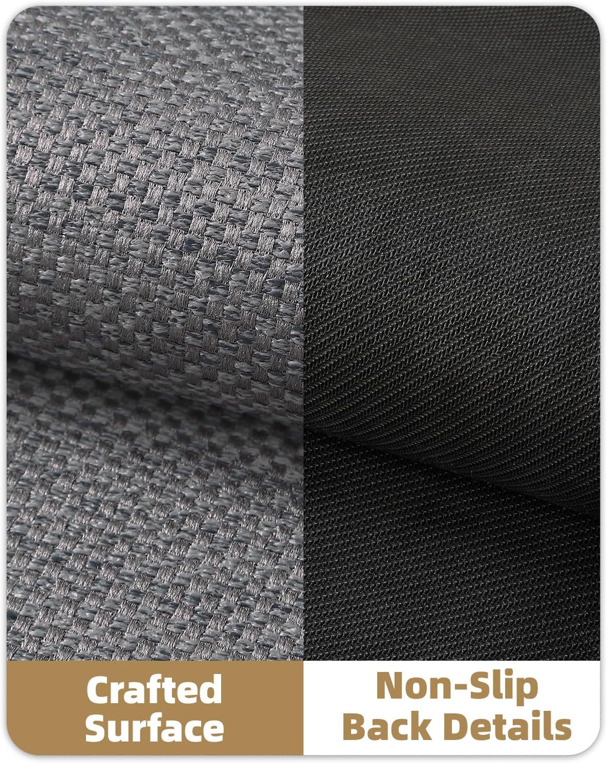 Color&Geometry Front Door Mat Indoor 27"x59", Rugs for Entryway, Non Slip Washable Low-Profile Inside, Entry Mat Entry Rug Door Mat Indoor Entrance, Light Grey (Rolled-up NO Creases)