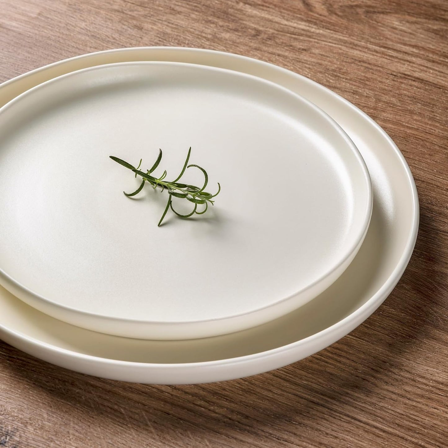 AmorArc Stoneware Dinnerware Sets, Wavy Rim Ceramic Plates and Bowls Sets, Highly Chip and Crack Resistant | Dishwasher & Microwave & Oven Safe Dishes set, Service for 4 (12pc)