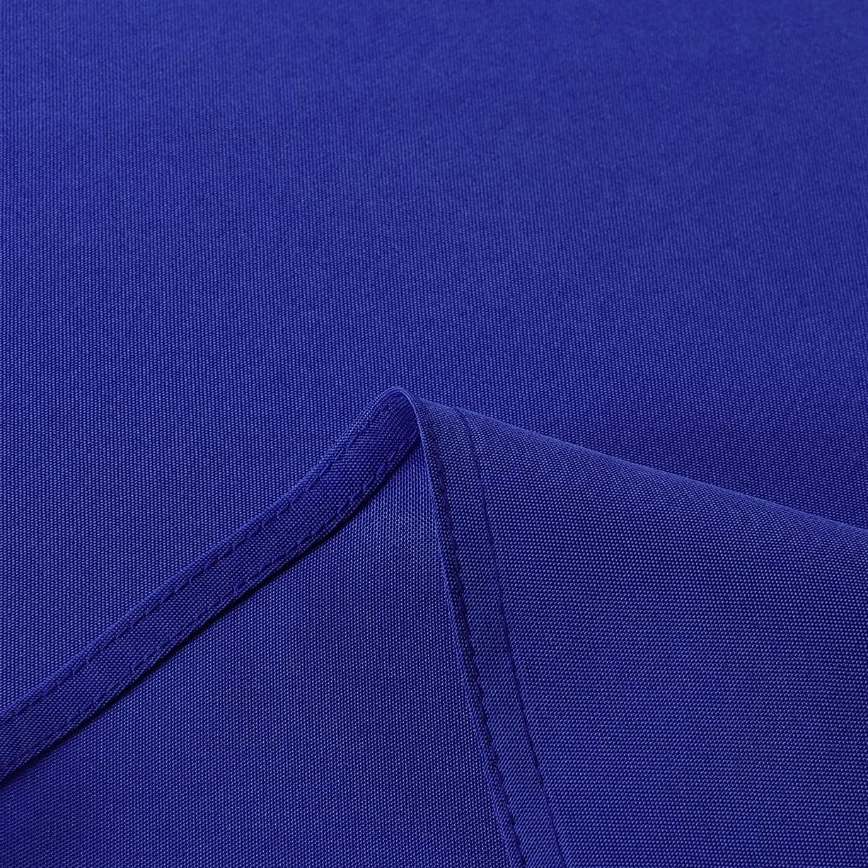 sancua Rectangle Tablecloth - 70 x 90 Inch - Stain and Wrinkle Resistant Washable Polyester Table Cloth, Decorative Fabric Table Cover for Dining Tables, Buffet Parties and Camping, Royal Blue