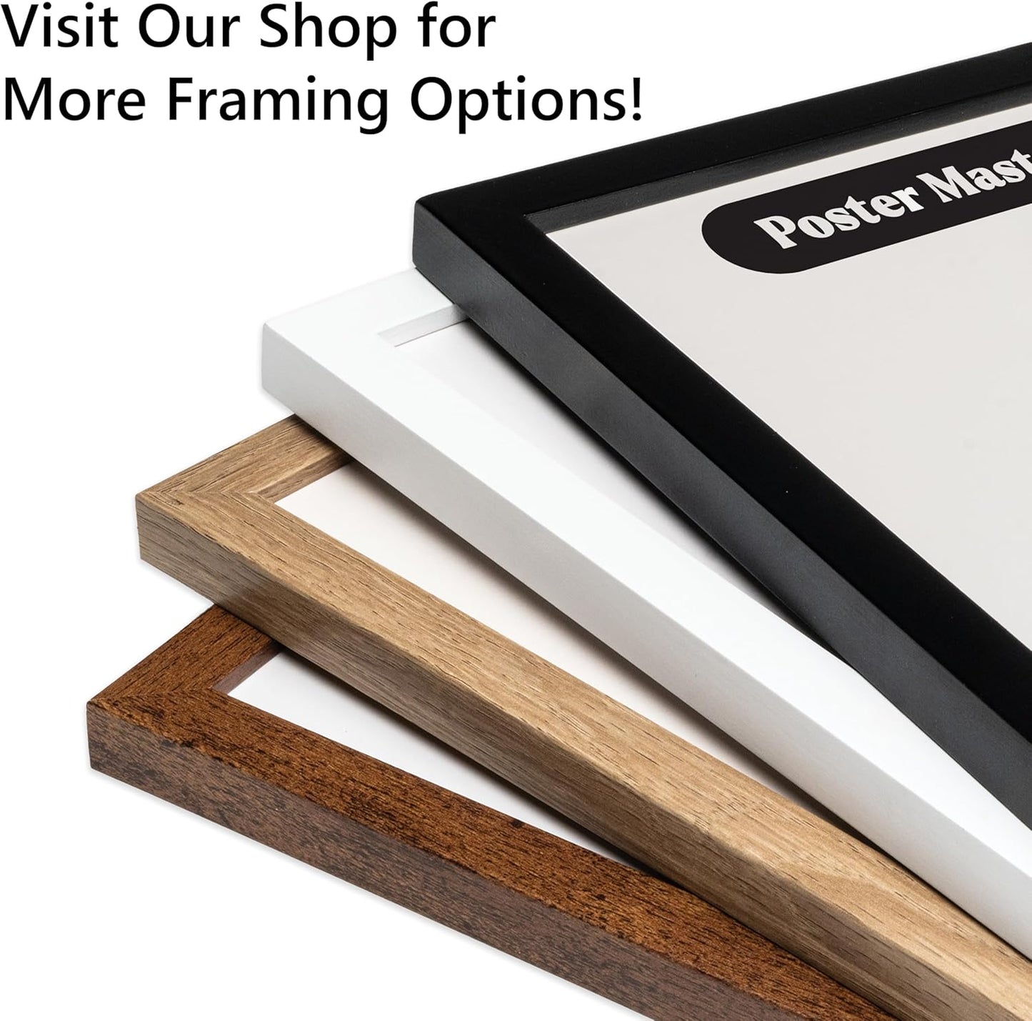 Poster Master Vintage Poster - Retro One Line Snail Drawing Print - Snail Line Art - Minimal Gift for Men, Women, Animal Lover - Abstract Wall Decor for Home, Office, 8x10 White Framed