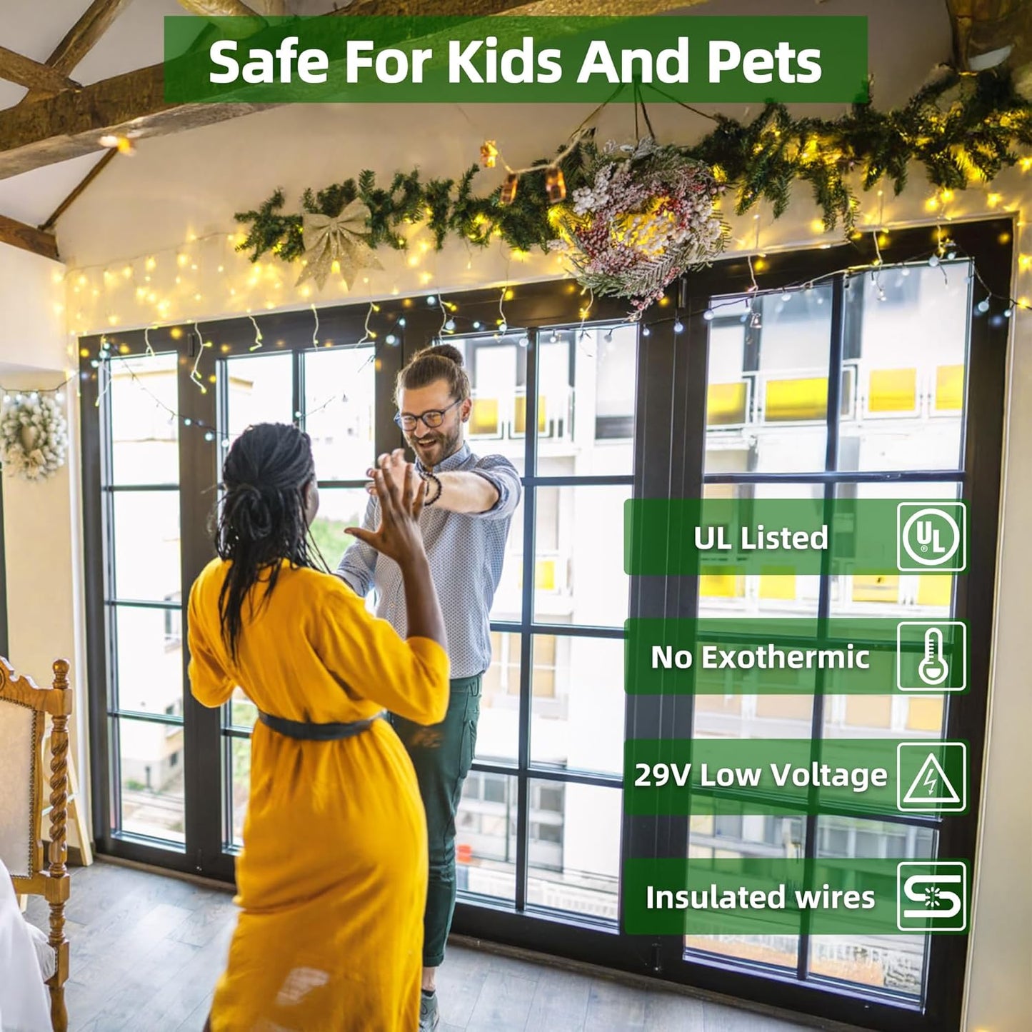 612 LED 60FT Icicle Christmas Lights - 136 Drops Waterproof 12 Modes Memory Timer, Outdoor Hanging Roof Lights for Eaves Gutter Xmas Tree Holiday Decorations Warm White