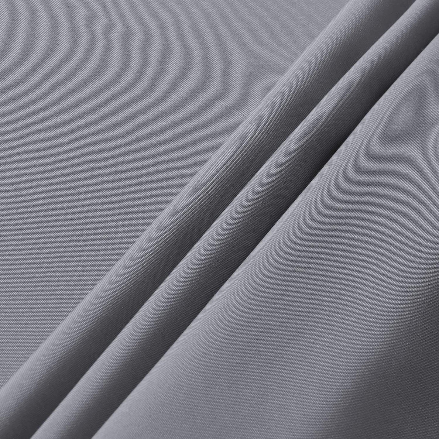 sancua Square Tablecloth - 54 x 54 Inch - Stain and Wrinkle Resistant Washable Polyester Table Cloth, Decorative Fabric Table Cover for Dining Tables, Buffet Parties and Camping, Light Grey