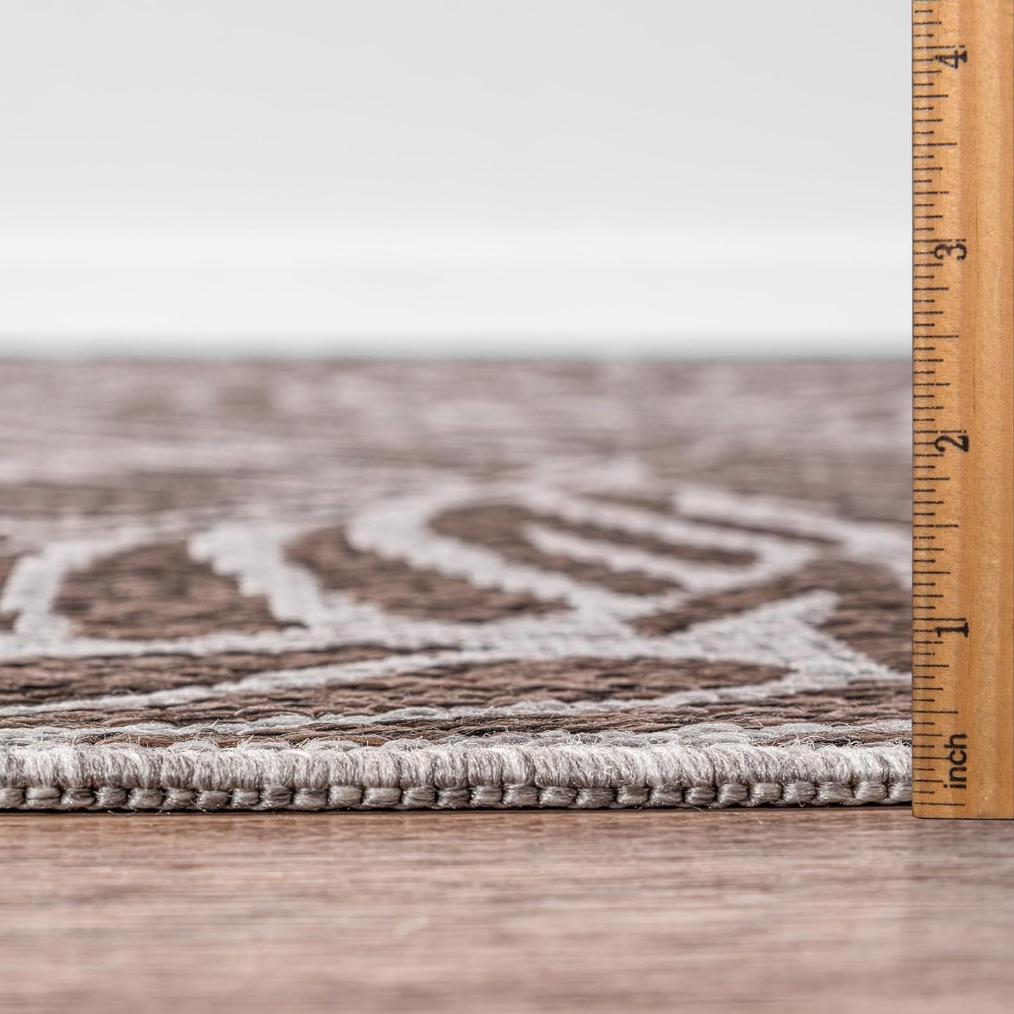 Keen Home Design Terrace Outdoor Area Rug - 6x9 Washable Indoor/Outdoor Rug for Patio, Kitchen, Balcony, Beach, Garden, Deck and Porch, Size: 6'x8'10"