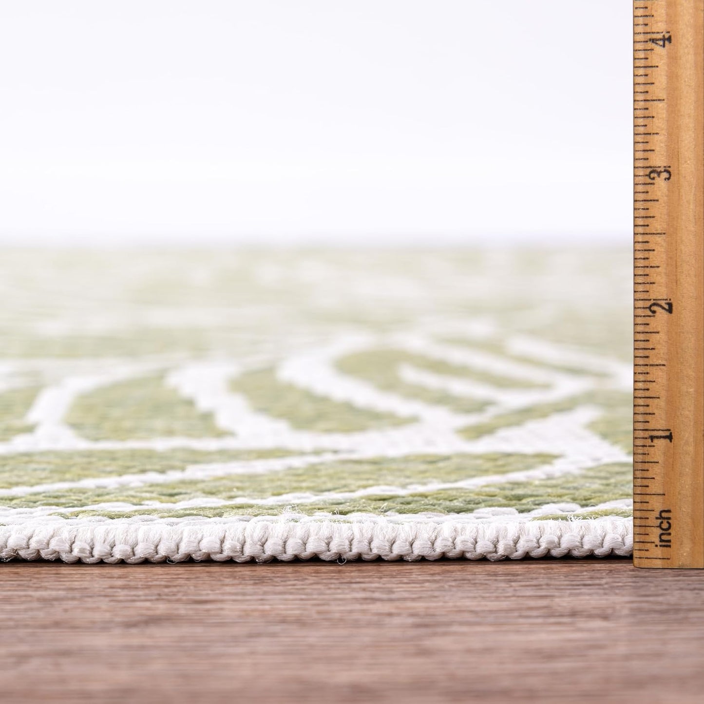 Keen Home Design Terrace Outdoor Area Rug - 6x9 Washable Indoor/Outdoor Rug for Patio, Kitchen, Balcony, Beach, Garden, Deck and Porch, Size: 6'x8'10"