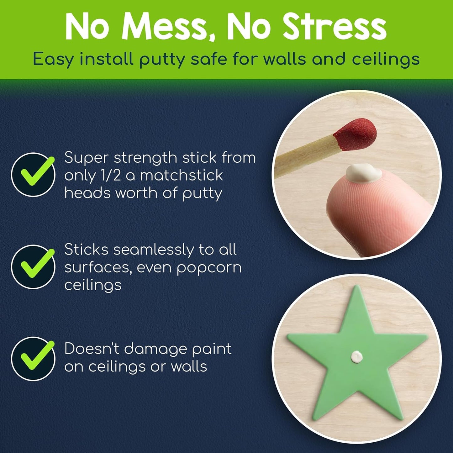 BUNMO 280pcs Glow in The Dark Stars for Ceiling - Safe Glow in Dark Stickers for Walls & Ceilings - Longlasting Glow in Dark Stars for Ceiling - Glow in The Dark Ceilings Stars - Strong Glow