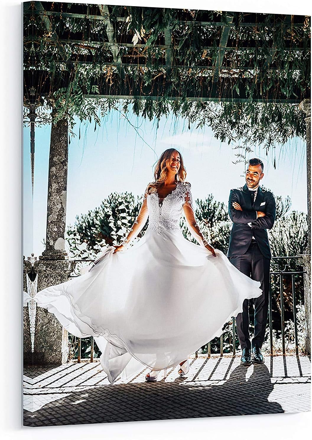 Personalized Custom Canvas Prints: Photo On Canvas (Framed Canvas, 18X24) Transform Your Photos into Stunning Framed Wall Art Digitally Printed Photo To Canvas Ideal for Home Decor