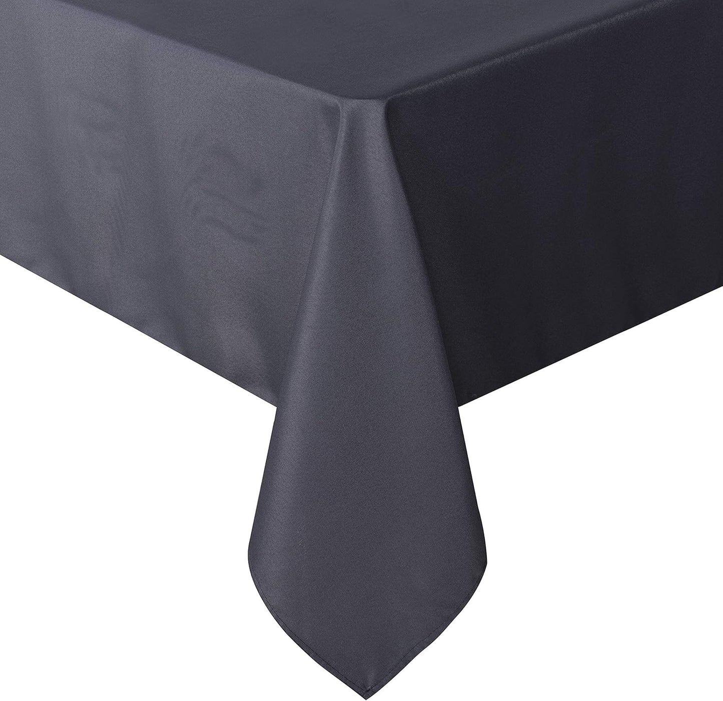 sancua Rectangle Tablecloth - 70 x 120 Inch - Stain and Wrinkle Resistant Washable Polyester Table Cloth, Decorative Fabric Table Cover for Dining Tables, Buffet Parties and Camping, Grey
