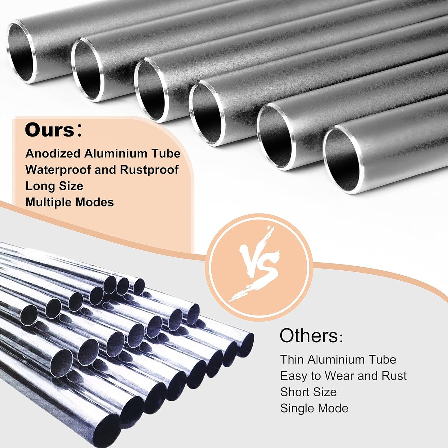 Large Aluminium Wind Chimes 37 Inches to Create a Zen Atmosphere Suitable for Outdoor, Garden, Patio Decoration. Classic Wind Chimes with Wind Catcher Suitable as A Gift for Unisex,Silver Grey