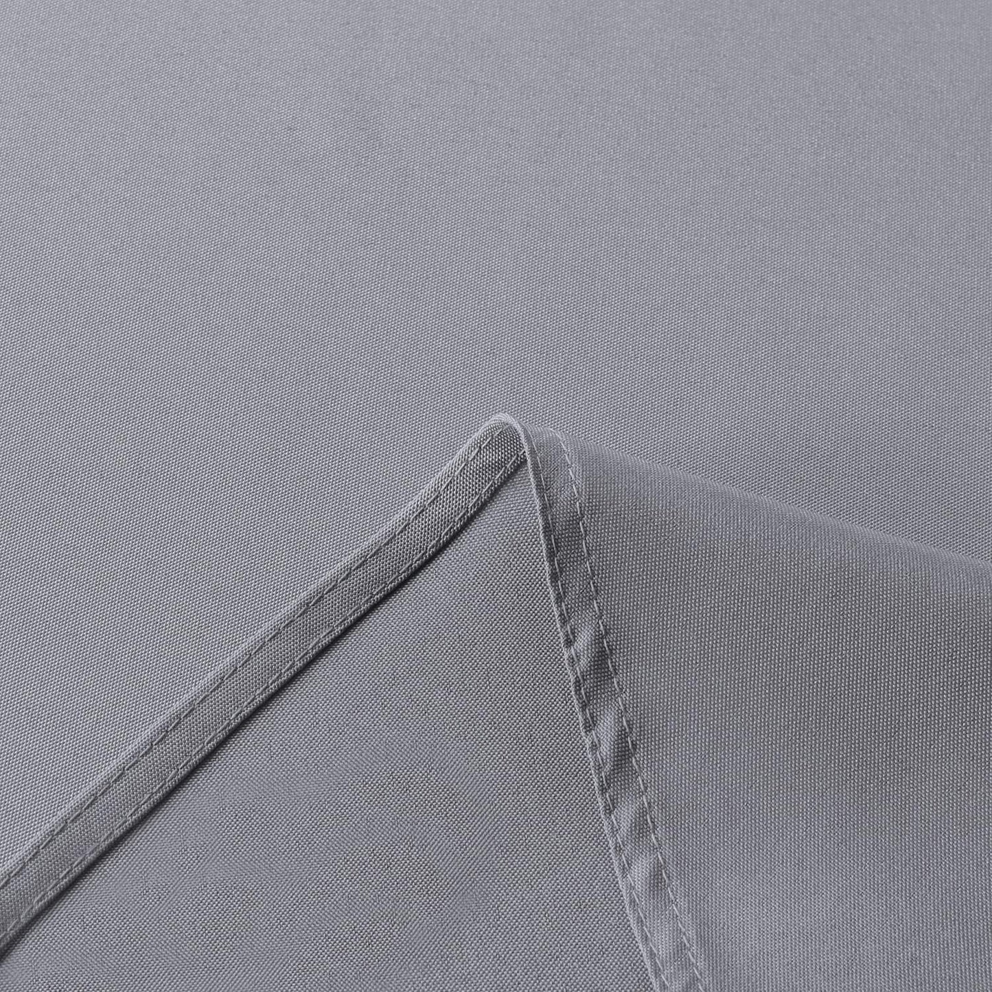 sancua Square Tablecloth - 54 x 54 Inch - Stain and Wrinkle Resistant Washable Polyester Table Cloth, Decorative Fabric Table Cover for Dining Tables, Buffet Parties and Camping, Light Grey