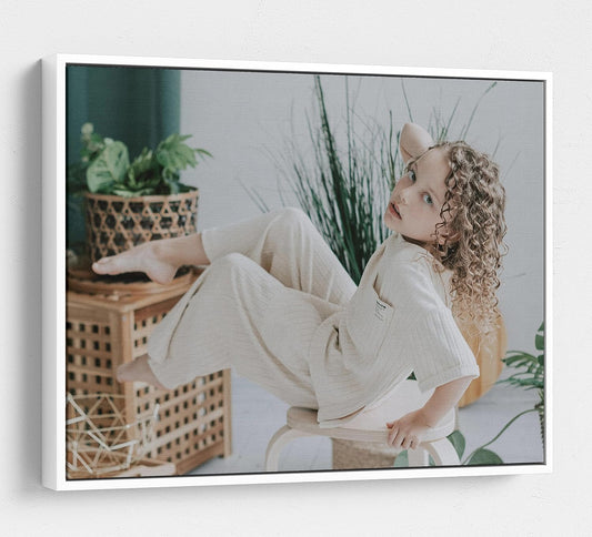 Personalized Custom Canvas Prints: Photo On Canvas (White, 8x8) Transform Your Photos into Stunning Framed Wall Art Digitally Printed Photo To Canvas Ideal for Home Decor, Gifts Keepsakes.