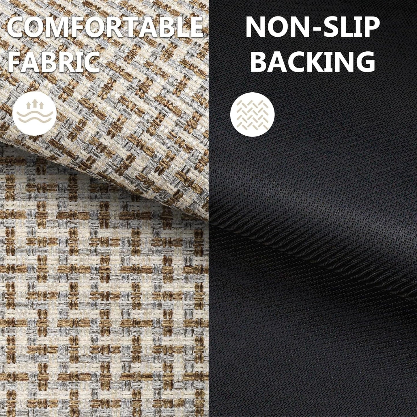 LEKEEPGO Door Mat Indoor Entrance 36"x59", Absorbent Indoor Door Mat Large, Non Slip Rubber Backing Inside Door Mats, Washable Floor Mat, Low-Profile Doormat for Front Door, Entryway, Entrance, Grey