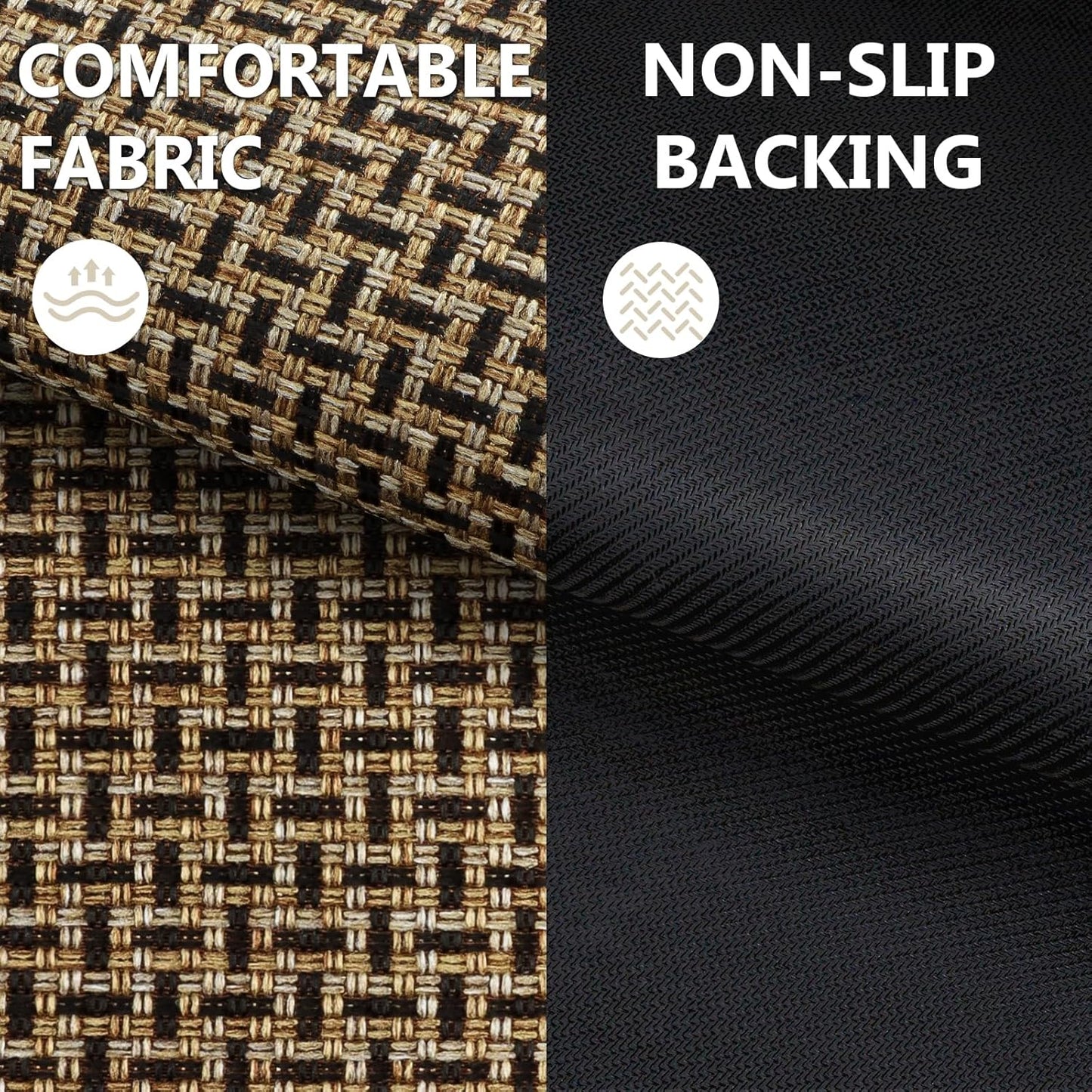 LEKEEPGO Door Mat Indoor Entrance 24"x36", Absorbent Indoor Door Mat, Non Slip Rubber Backing Inside Door Mats, Washable Floor Mat, Low-Profile Doormat for Front Door, Entryway, Entrance, Black