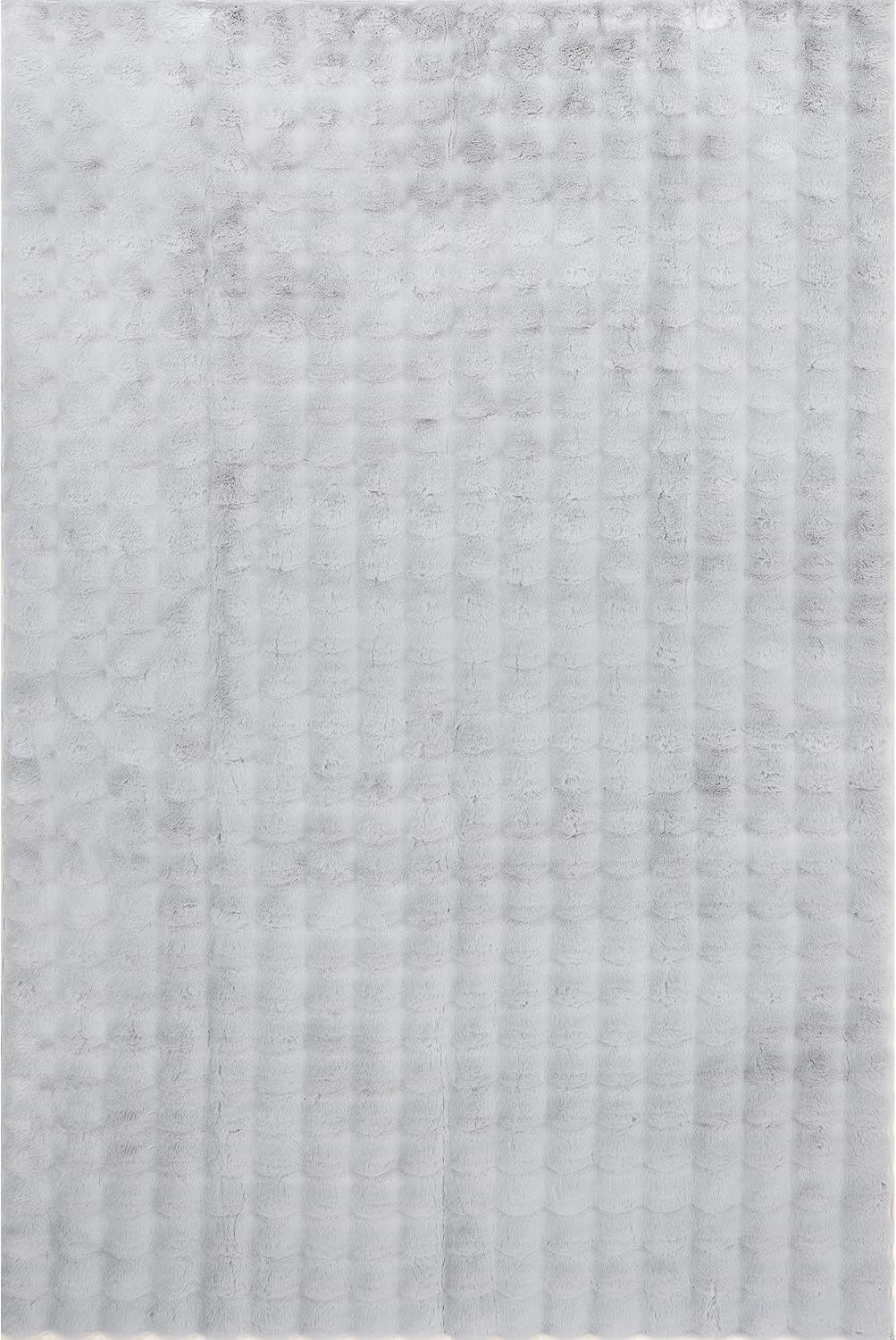 nuLOOM 3'9' x 6' Cozy Plush Area Rug, Machine Washable, Non-Slip, Soft Fluffy Shag Carpet for Living Room Bedroom Kids Room Nursery Home Decor, Jeni Silver