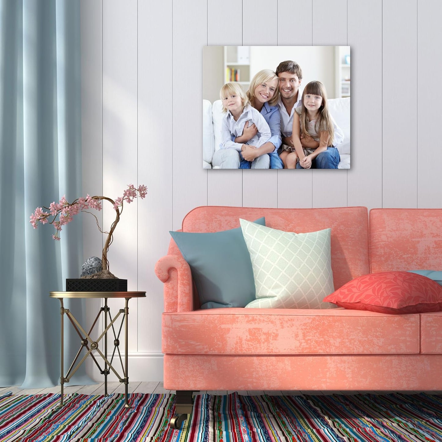 Photo.Gifts - Custom Canvas Prints with Your Photos 12 x10 inch - Customize with Your Picture & Text - Personalized Photo Canvas Wall Art for Bedroom, Living Room, Wedding - Personalized Photo Gifts