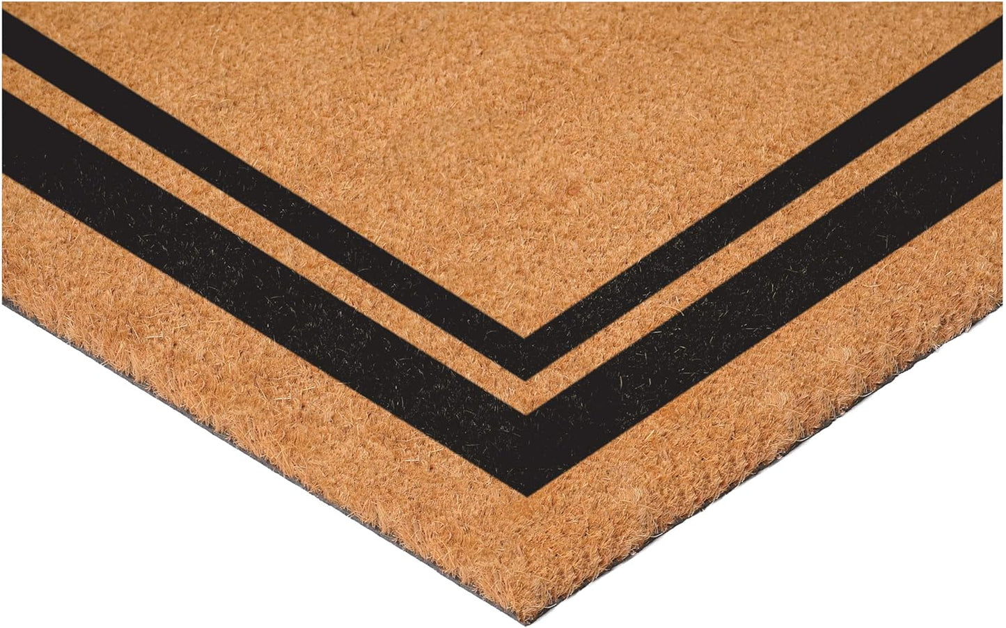 Calloway Mills 152963048J Black Border 30" x 48" Monogram Doormat Letter (J)