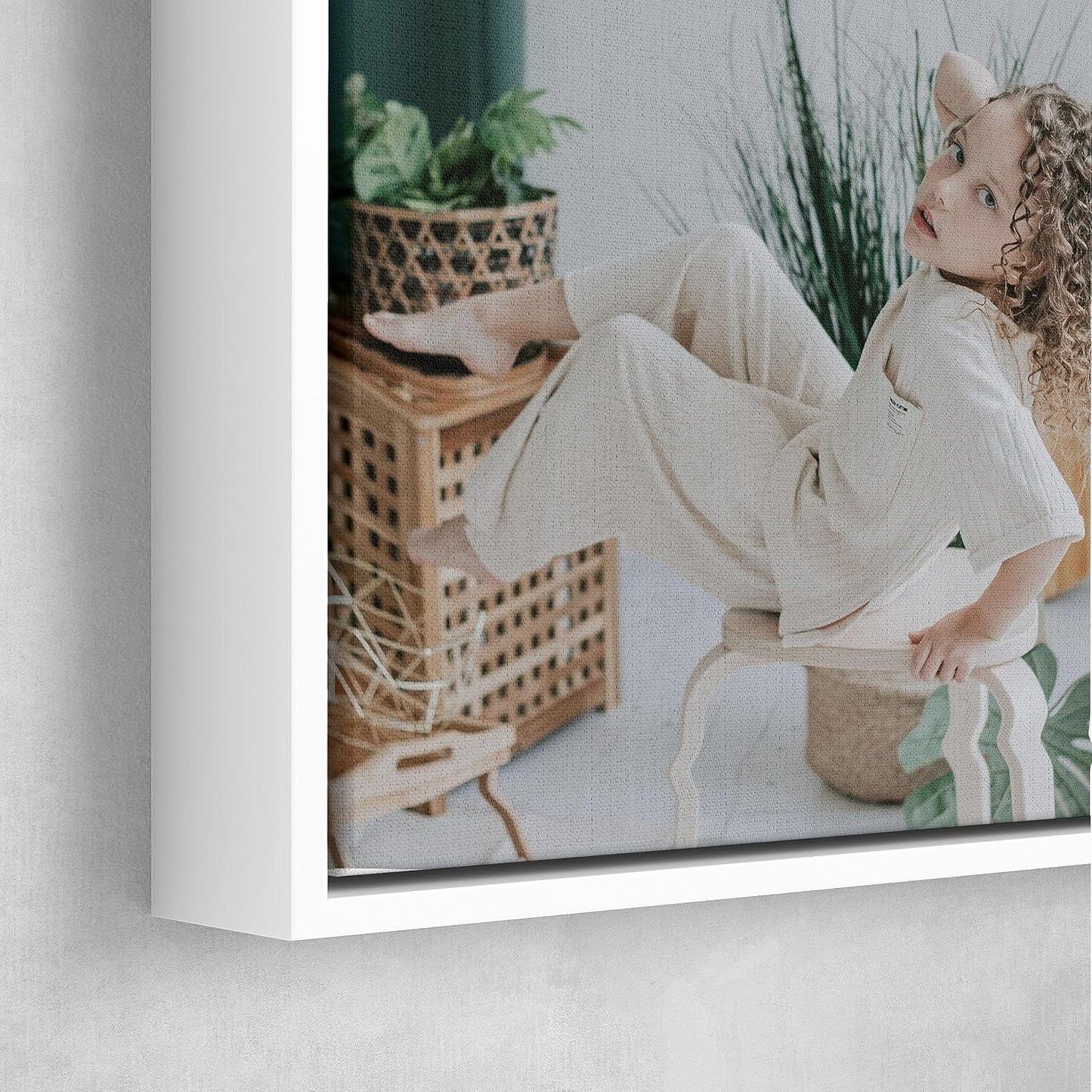 Personalized Custom Canvas Prints: Photo On Canvas (White, 10x10) Transform Your Photos into Stunning Framed Wall Art Digitally Printed Photo To Canvas Ideal for Home Decor, Gifts Keepsakes.