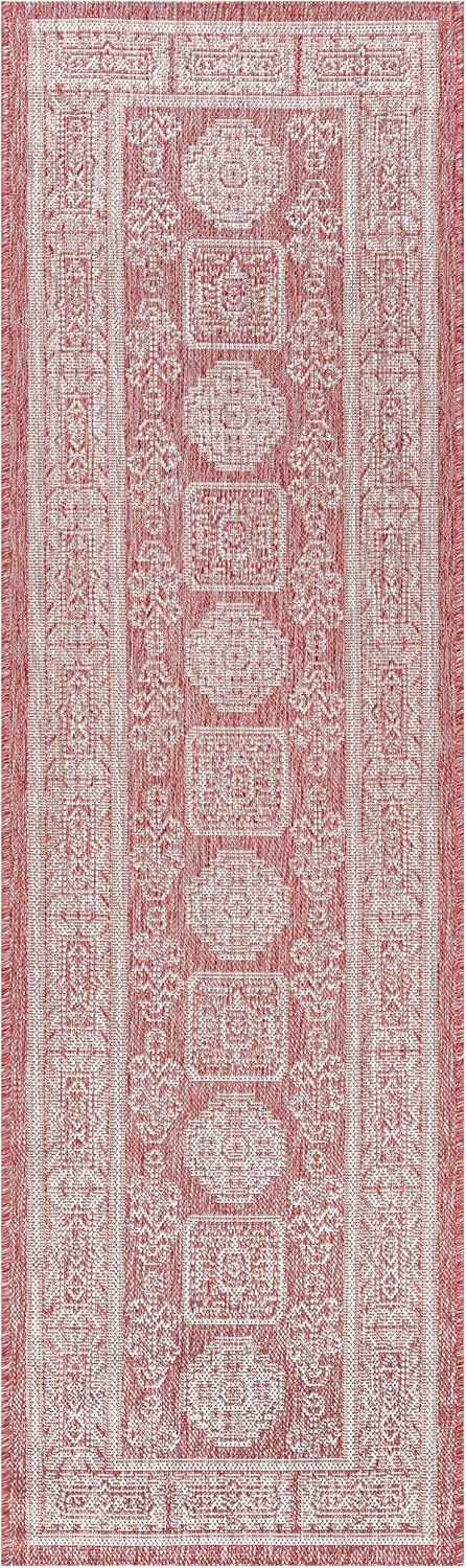 Keen Home Design Terrace Outdoor Runner Rug - 2x12 Washable Indoor/Outdoor Rug for Patio, Kitchen, Balcony, Beach, Garden, Deck and Porch, Size: 2'2"x11'10"