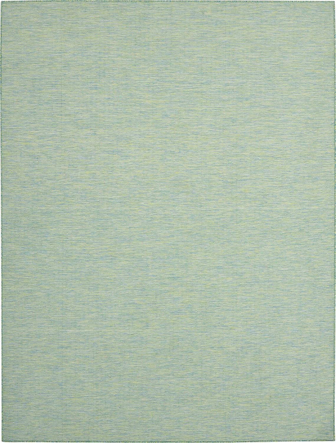 Nourison Home Positano 10' x 14' Blue/Green Fabric Modern Area Rug (10' x 14')