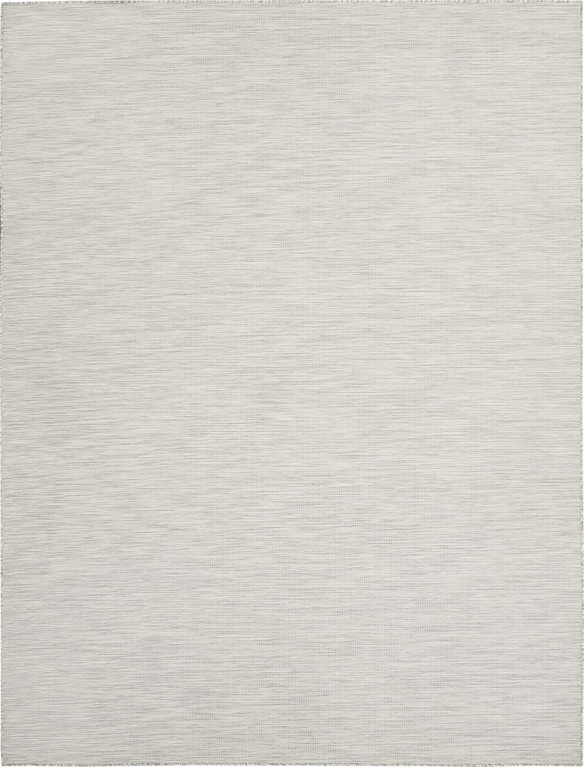 Nourison Positano Indoor/Outdoor Light Grey 10' x 14' Area Rug, Easy Cleaning, Non Shedding, Bed Room, Living Room, Dining Room, Backyard, Deck, Patio (10x14)