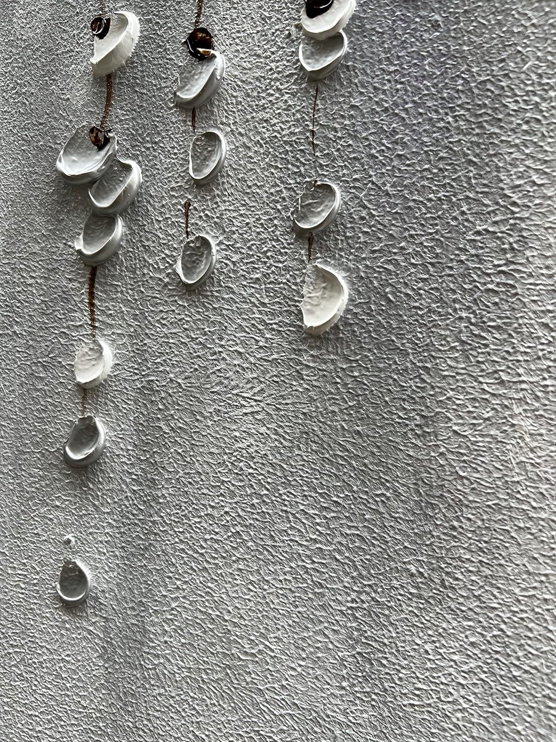 Epicler Modern Art Oil Painting,46x23 inches White Flower Wall Art Painting, Abstract Canvas Wall Art for Home Wall Decoration