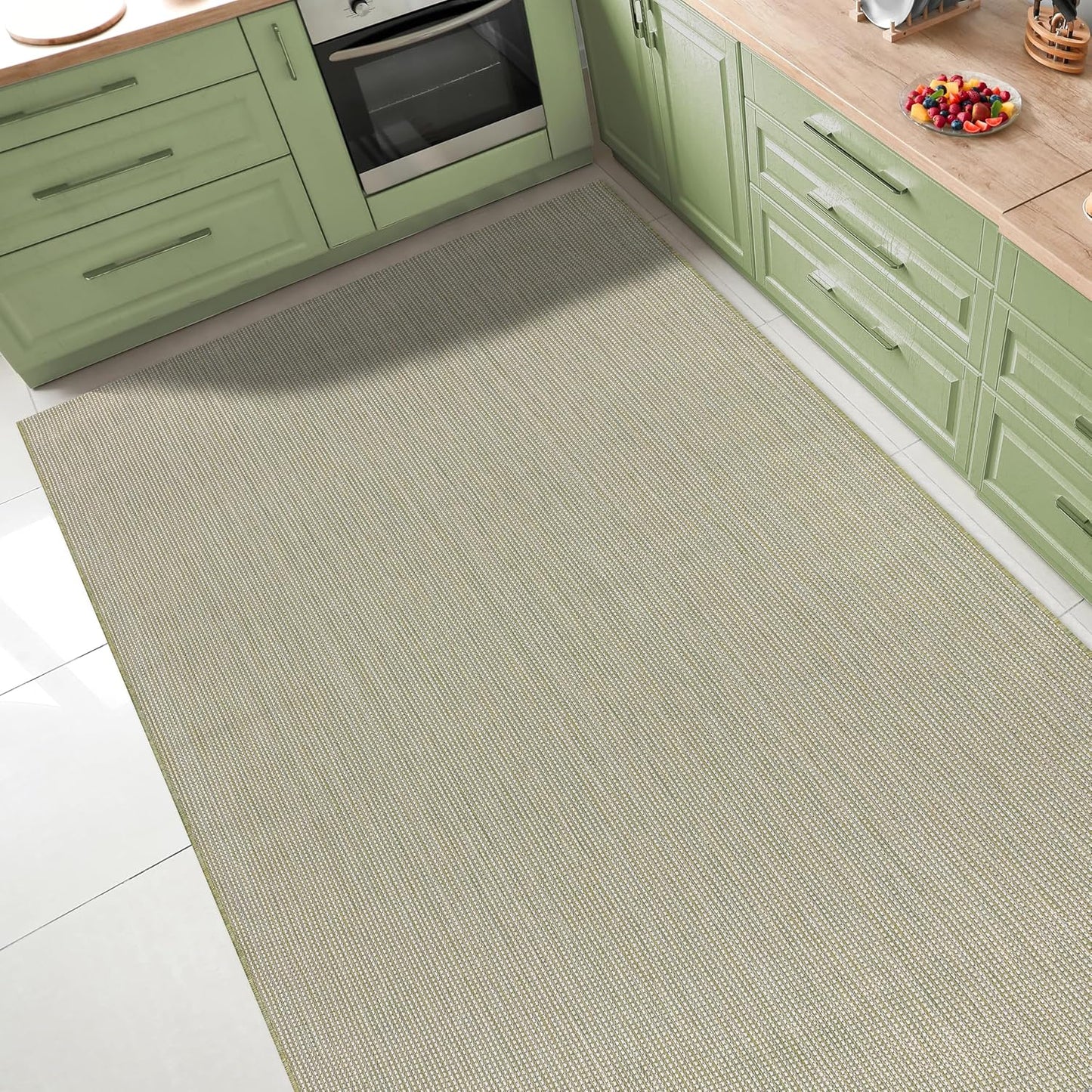 Keen Home Design Terrace Outdoor Area Rug - 10x14 Washable Indoor/Outdoor Rug for Patio, Kitchen, Balcony, Beach, Garden, Deck and Porch, Size: 10'x14'