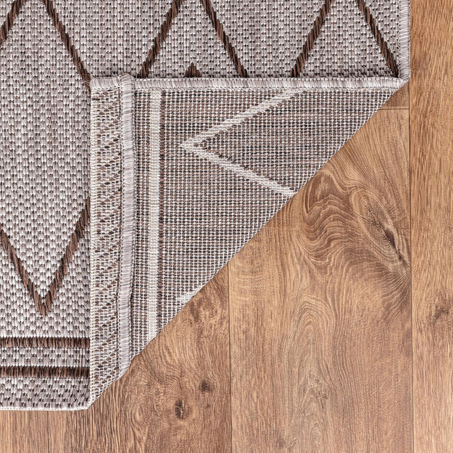 Keen Home Design Terrace Outdoor Area Rug - 10x14 Washable Indoor/Outdoor Rug for Patio, Kitchen, Balcony, Beach, Garden, Deck and Porch, Size: 10'x14'