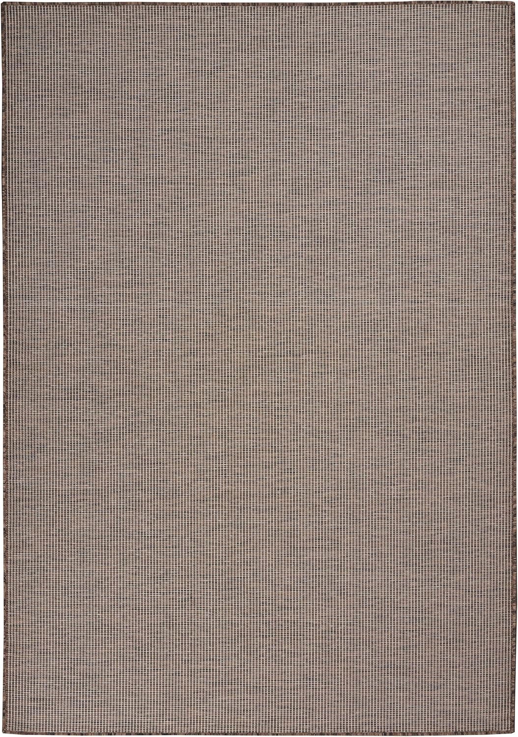 Nourison Positano Indoor/Outdoor Natural 3' x 5' Area Rug, Easy Cleaning, Non Shedding, Bed Room, Living Room, Dining Room, Backyard, Deck, Patio (3x5)