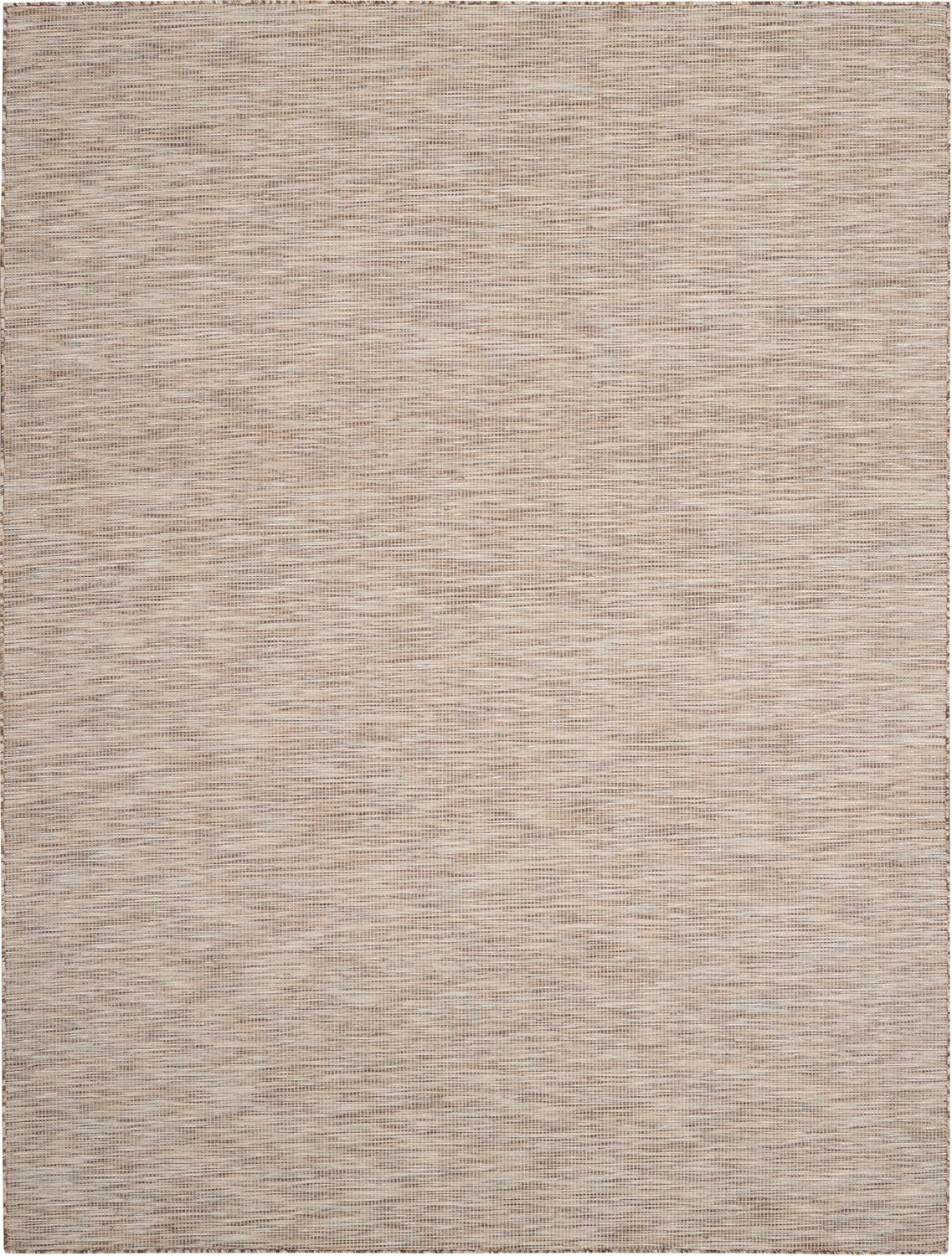 Nourison Positano Indoor-Outdoor Beige 9' x 12' Area Rug, Easy Cleaning, Non Shedding, Bed Room, Living Room, Dining Room, Backyard, Deck, Patio (9x12)